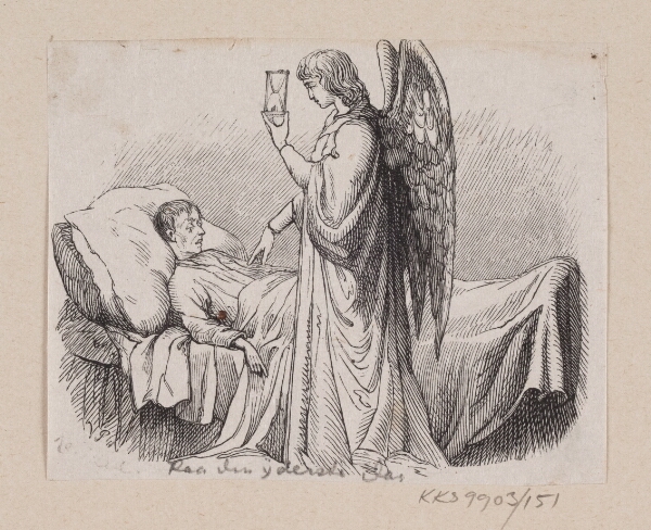 H.P. Hansen, Illustration til "Paa den yderste Dag" i H.C. Andersen, "Eventyr og Historier", Bind 2
