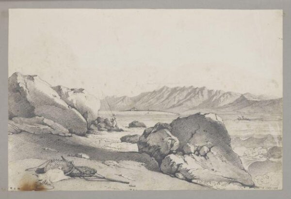 George Chinnery, The Barrier, Macao, from Crysilia's Bay