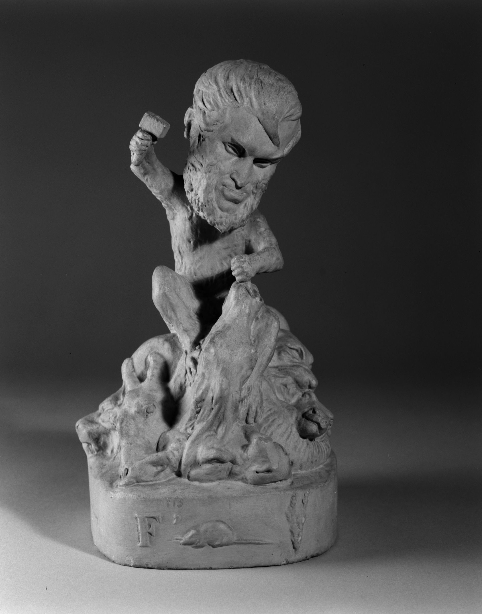 Jean Pierre Dantan, Portrait-charge de Christophe Fratin (1800-1864), sculpteur