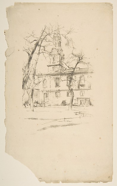 James McNeill Whistler, St. Giles-in-the-Fields