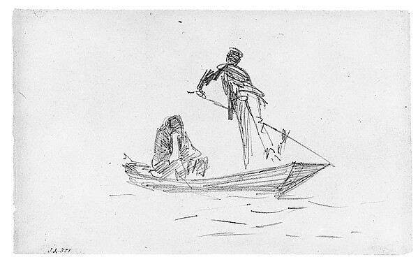 John Singer Sargent, Figures in Gondola