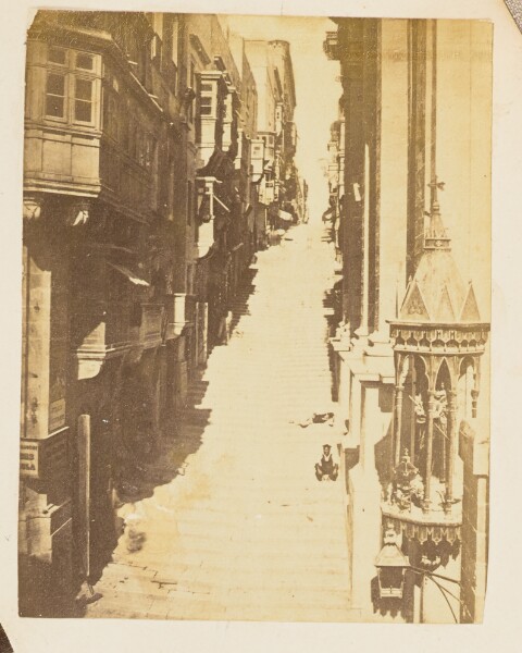 Unknown, [Steps on a Street in Malta]