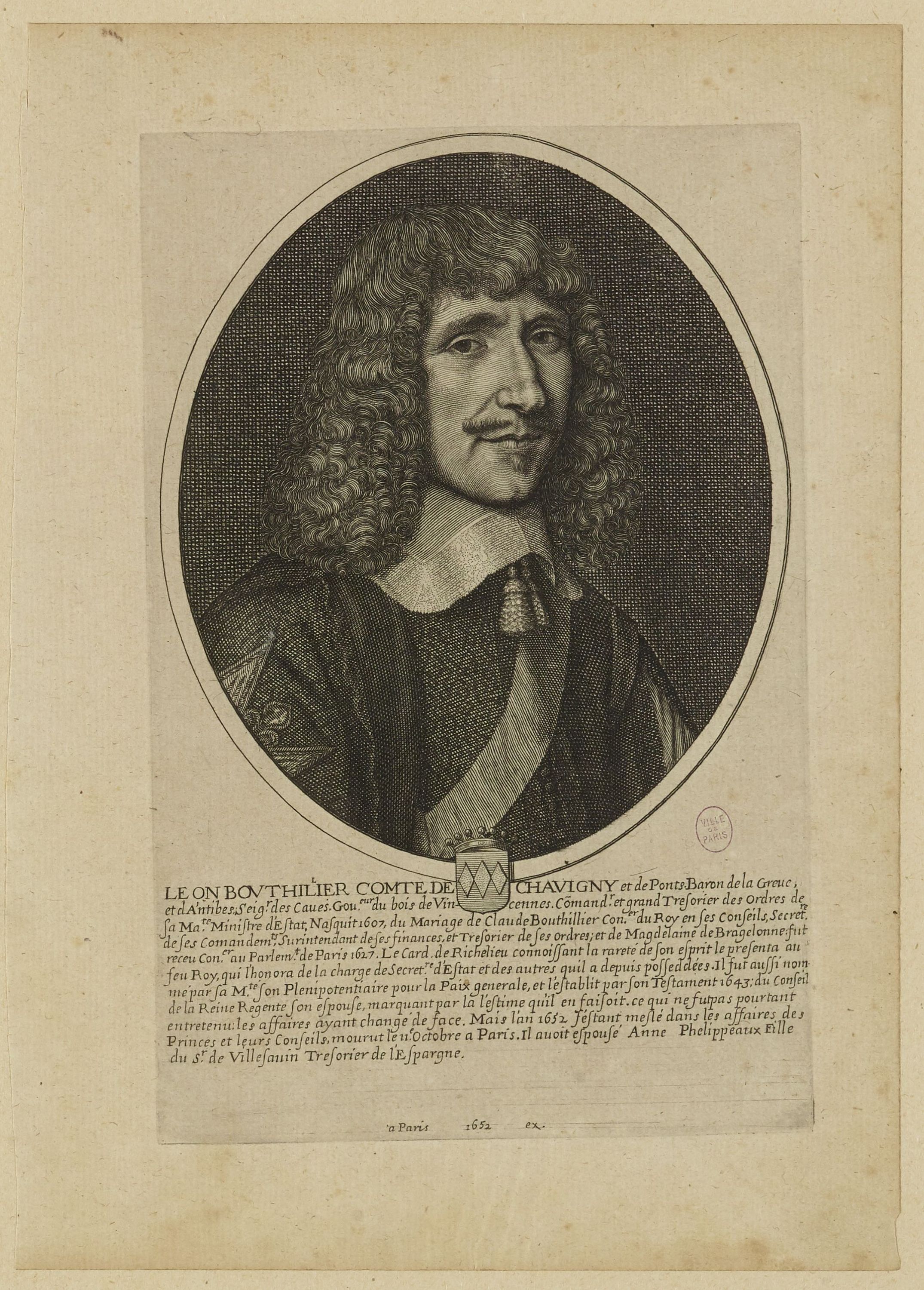 Robert Nanteuil, Léon Bouthilier, comte de Chavigny [...]