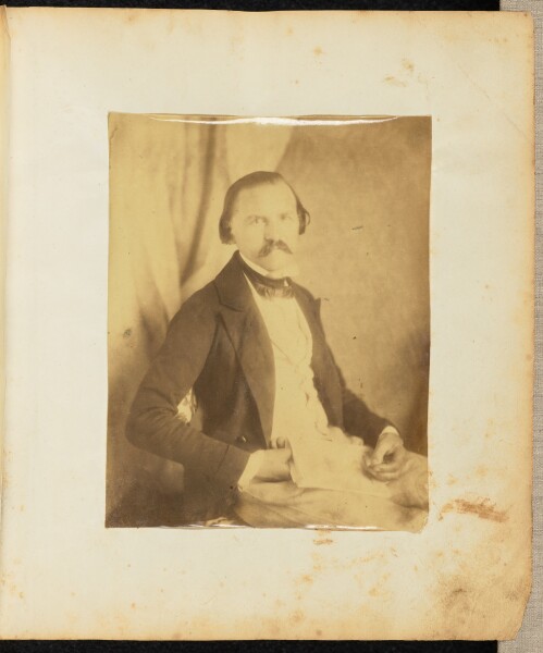 Jakob Höflinger, [Portrait of a man with a mustache]