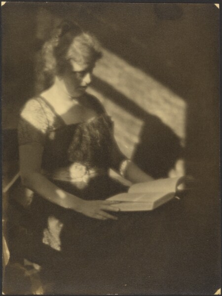Louis Fleckenstein, [Portrait of a Woman with Book]