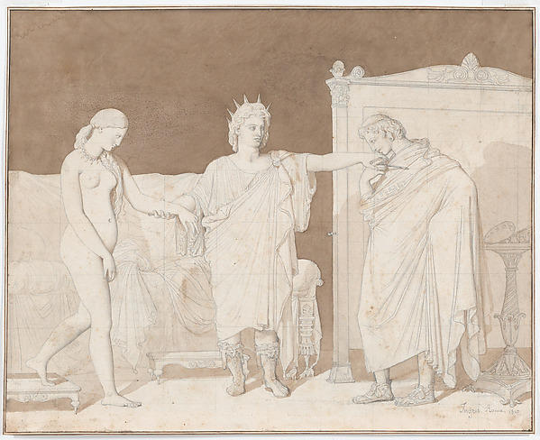 Jean Auguste Dominique Ingres, Alexander the Great presenting Campaspe to Apelles