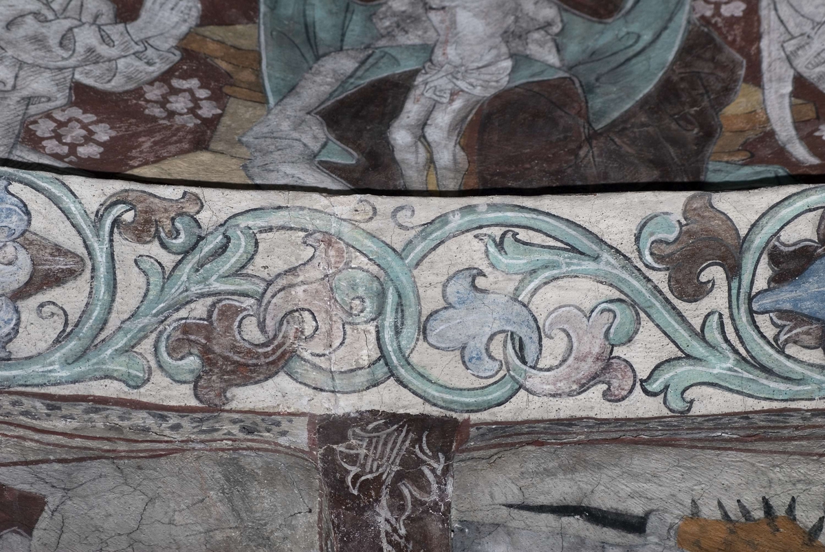 Bengt Backlund, Lime Painting in Harkberga Church, Uppland 2009