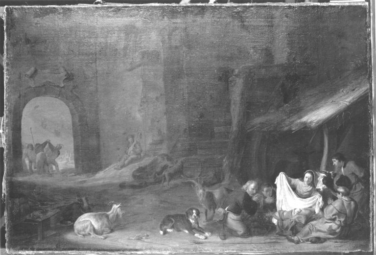 Cornelis Saftleven, Anbetung der Hirten