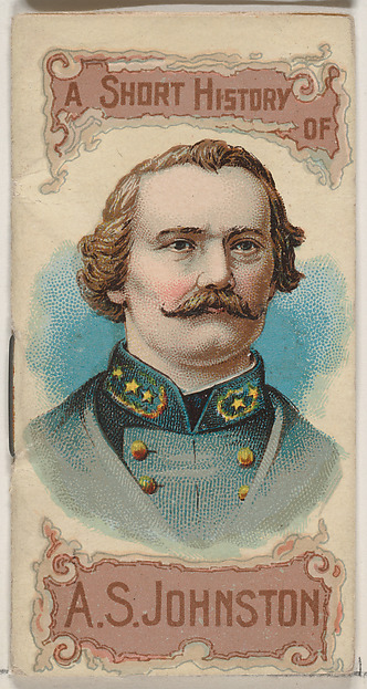 W. Duke, Sons & Co., A Short History of General Albert Sydney Johnston, from the Histories of Generals series of booklets (N78) for Duke brand cigarettes