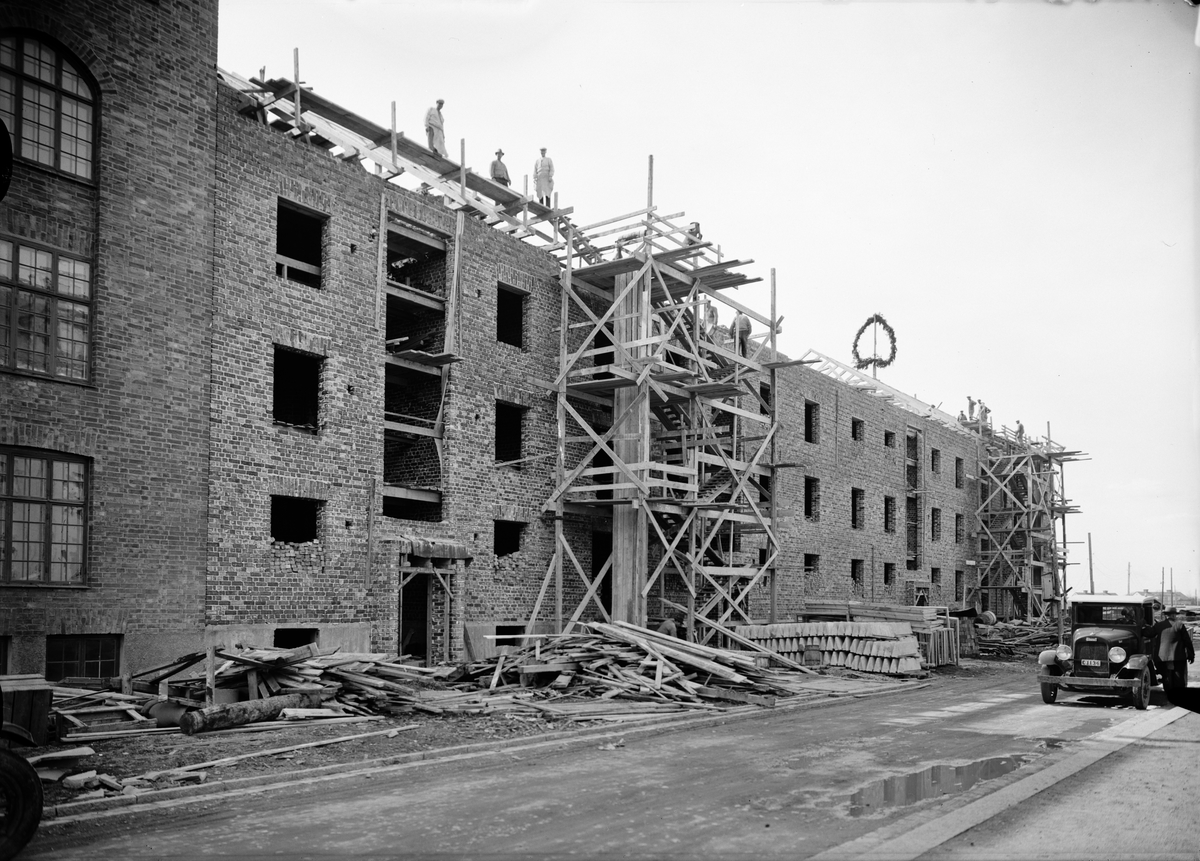 Paul Sandberg, Bygge av flerfamiljshus i kvarteret Brage, Salagatan 9-5, Kvarngärdet, Uppsala 1931