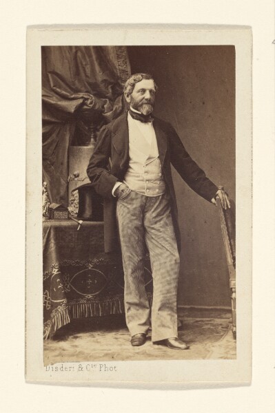 Disdéri & Cie., Portrait of a Bearded Man
