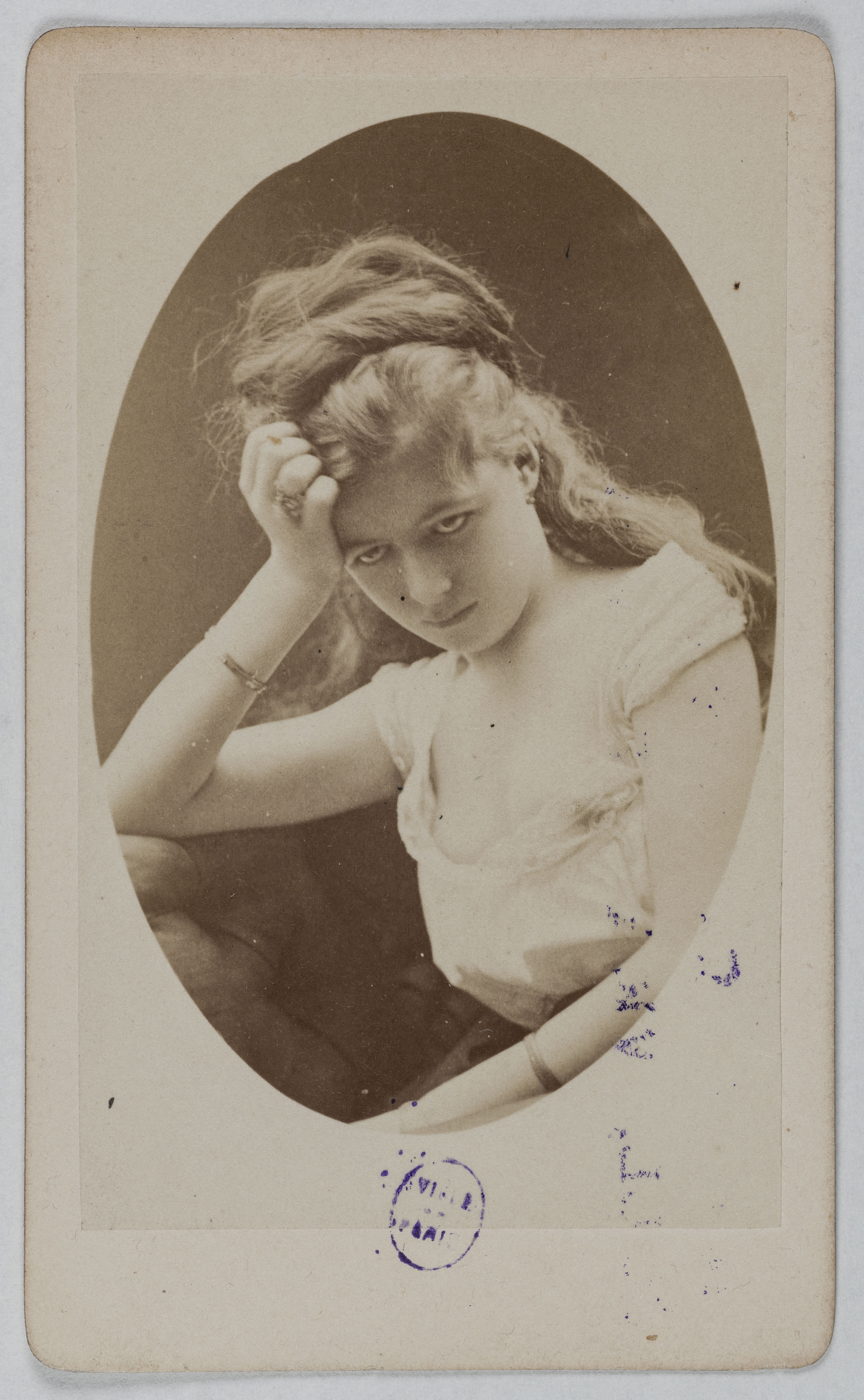 Anonyme, Portrait d'Evans Jeanne, (actrice)