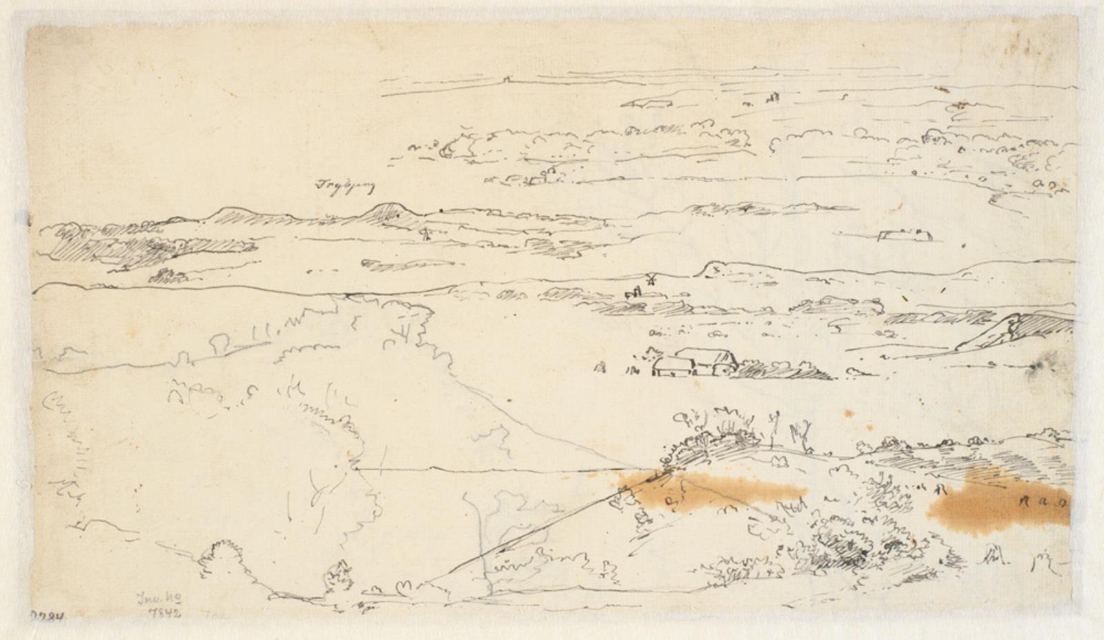 Dankvart Dreyer, Forskellige landskabsudkast