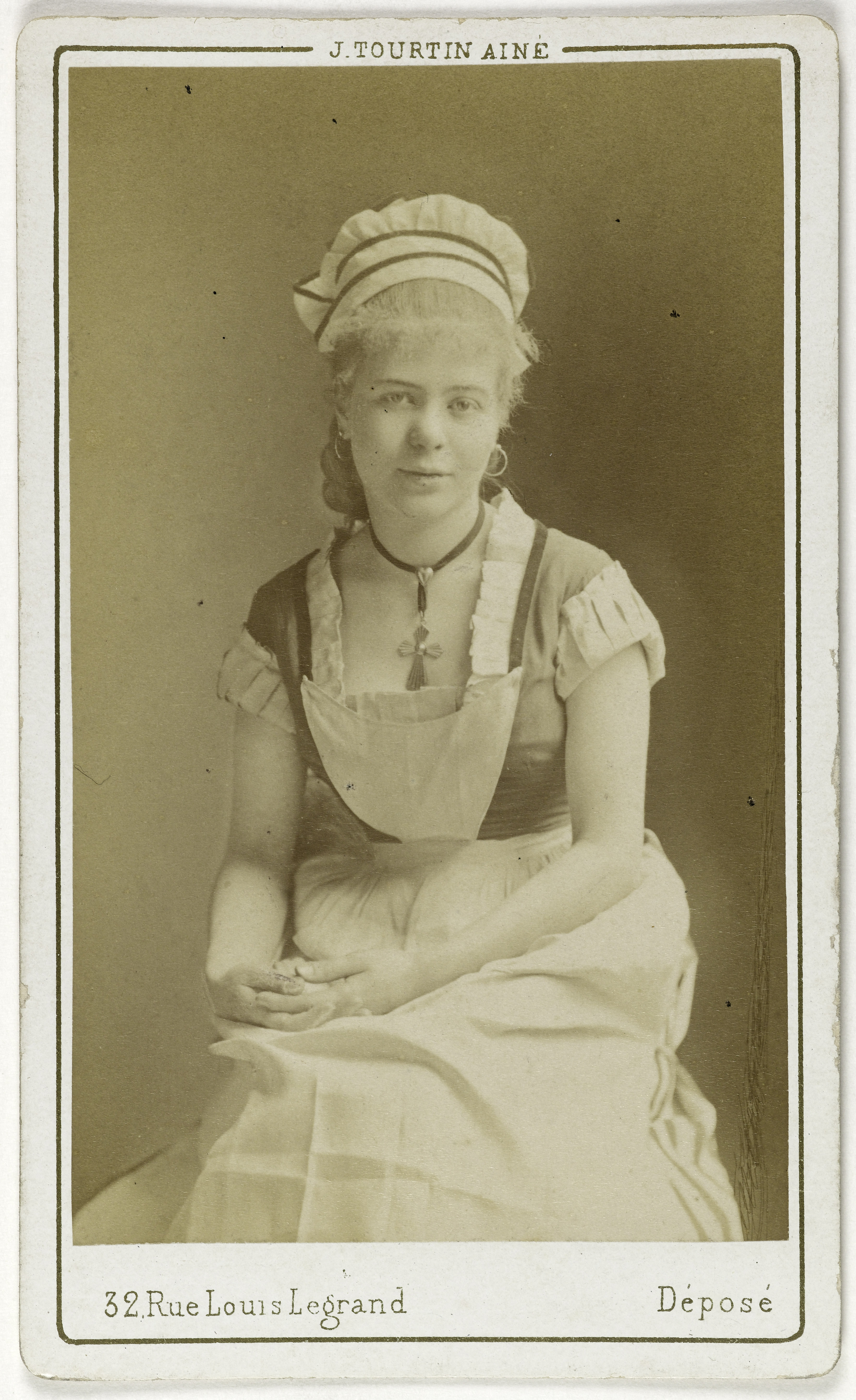 Joseph Tourtin, Portrait de Lamare Marie Pauline, (actrice)