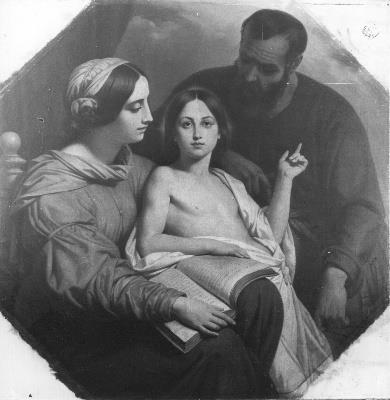 Henri Decaisne, De heilige familie