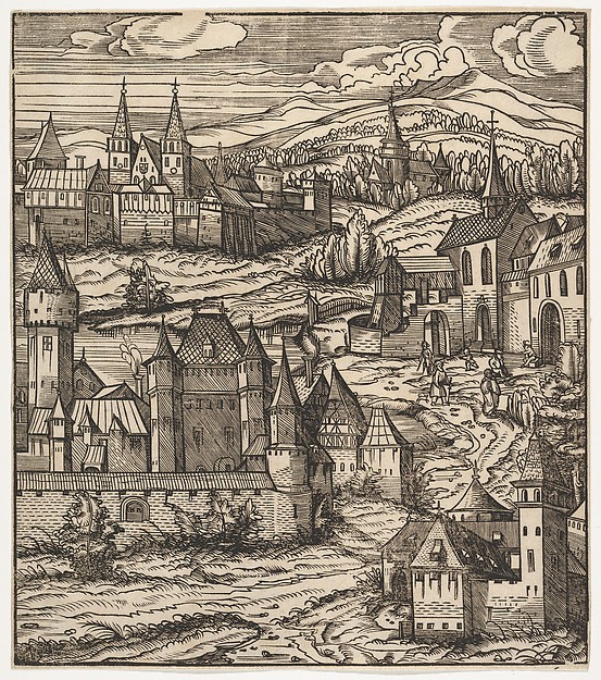 Hans Burgkmair, The Splendid Foundation of the Old White King, from "Der Weisskunig"