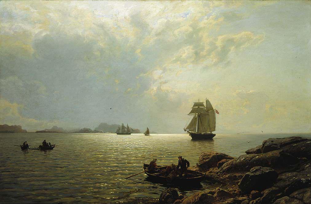 Hans Gude, Coastal Landscape