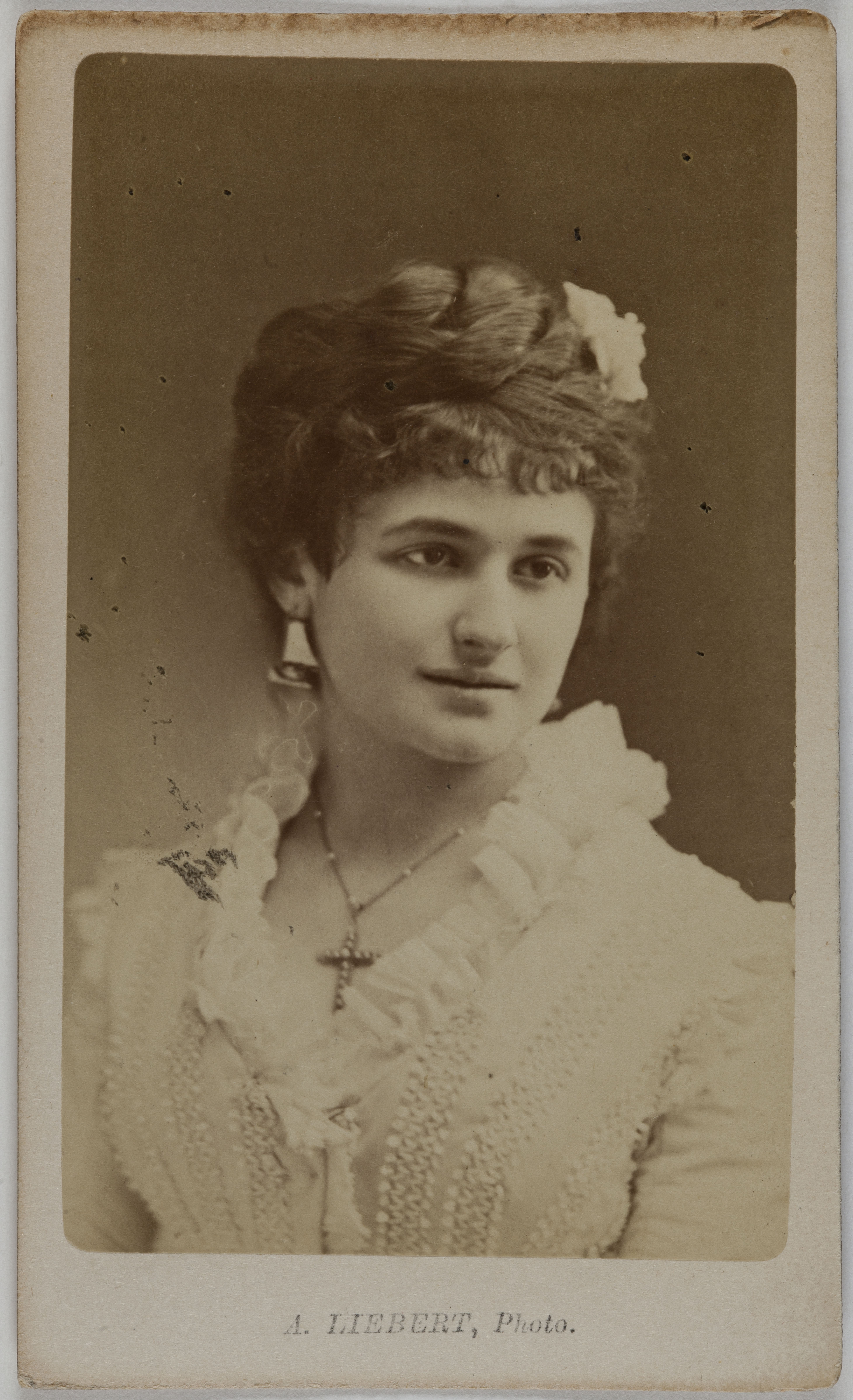 Alphonse Liébert, Portrait de Badia I (actrice)