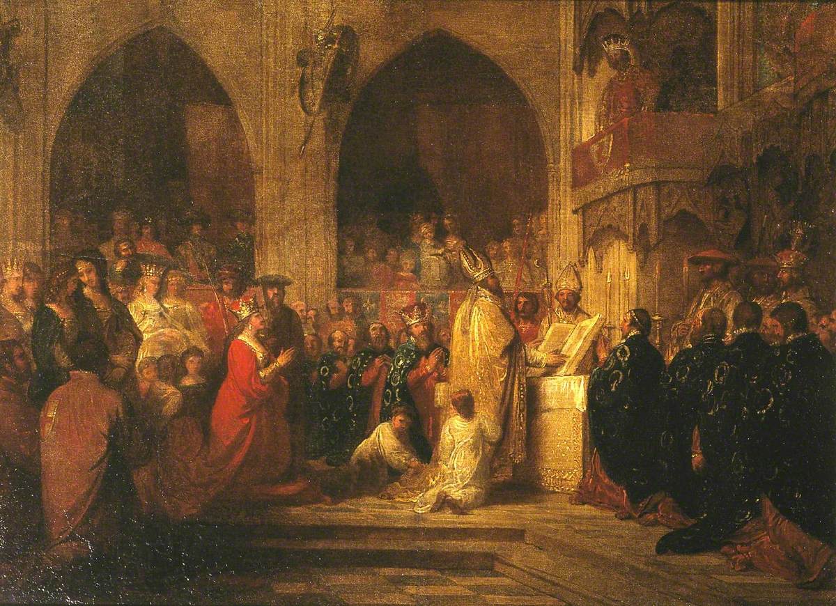 Benjamin West, Sketch for ‘The Installation of the Order of the Garter’