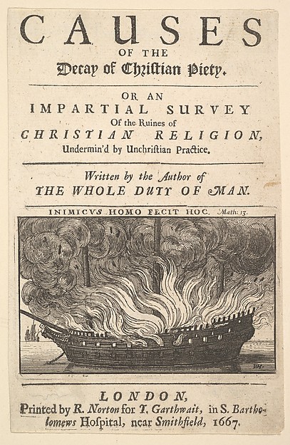 Wenceslaus Hollar, Title page: The Causes of the Decay of Christian Piety