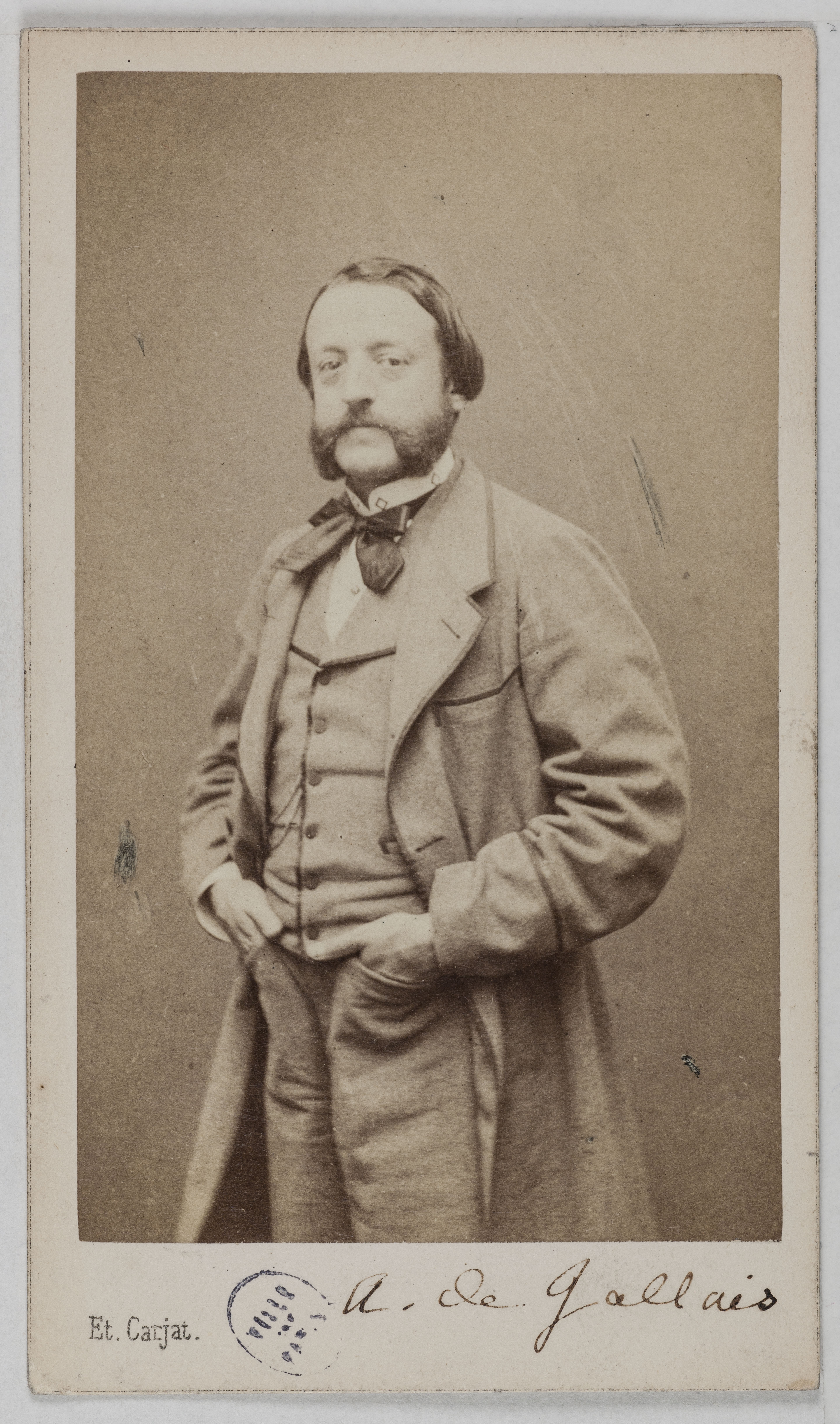 Carjat & Cie, Portrait d'Amédée de Jallais (1826-1909), auteur dramatique