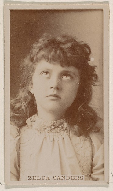 Kinney Brothers Tobacco Company, Zelda Sanders, from the Actresses series (N245) issued by Kinney Brothers to promote Sweet Caporal Cigarettes