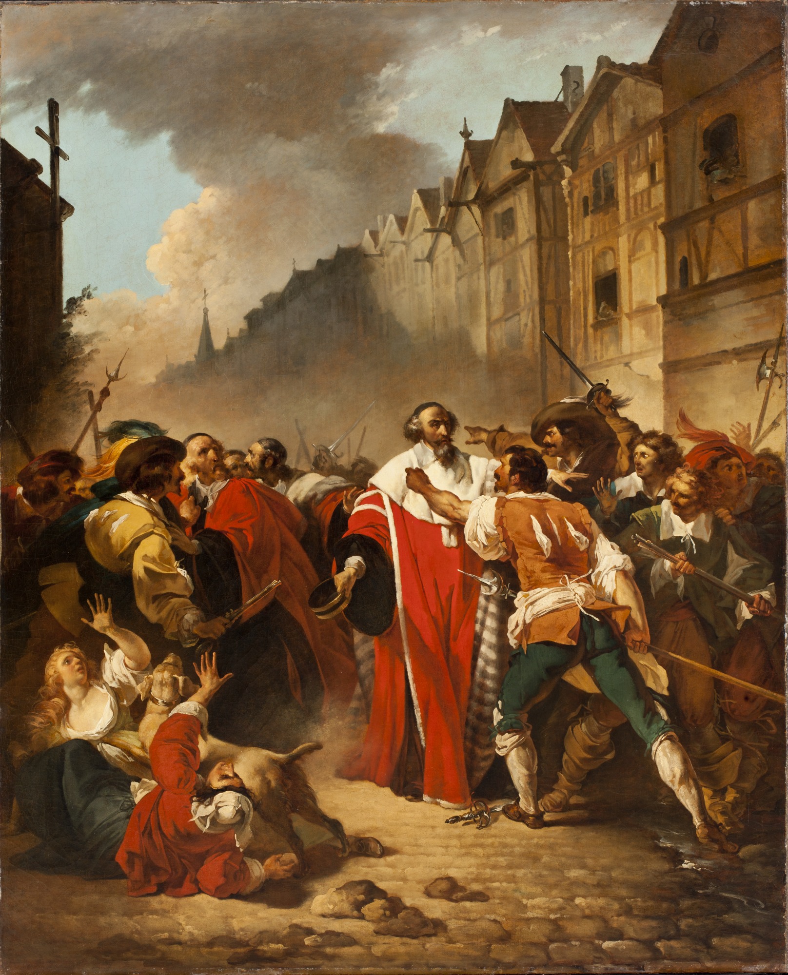 François-André Vincent, President Mole Manhandled by Insurgents
