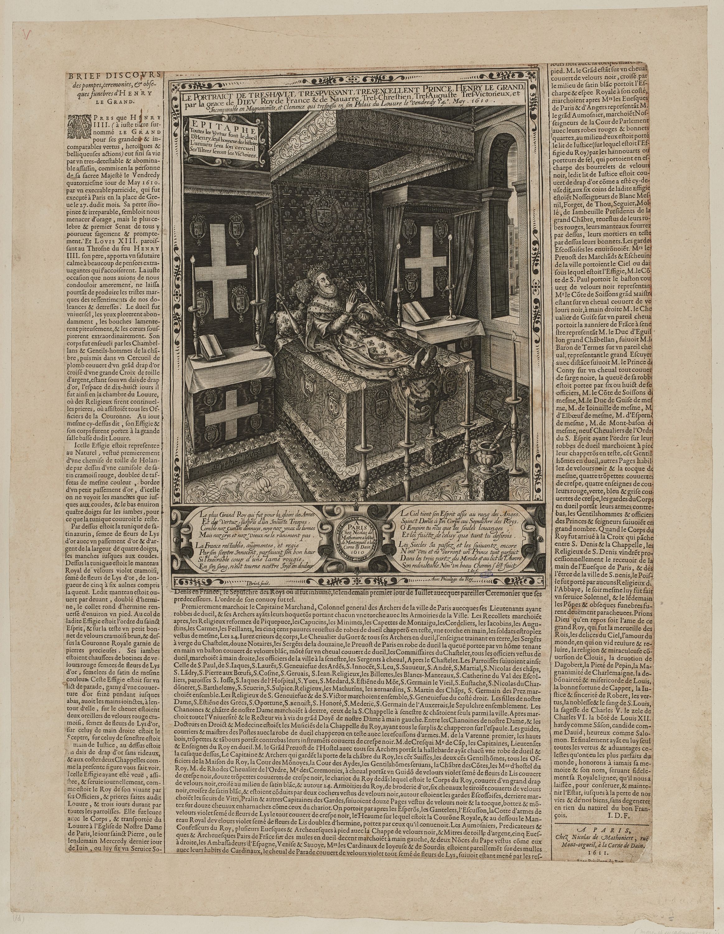 Isaac Briot, Henri IV sur son lit de mort (Dutuit page 65)