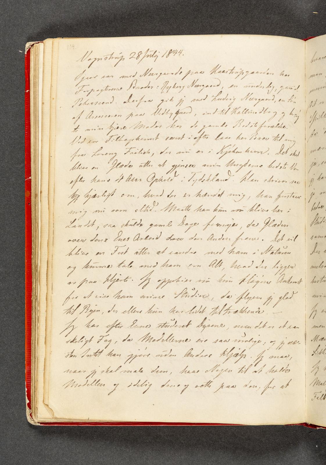 Johan Thomas Lundbye, Dagbog. Side 114