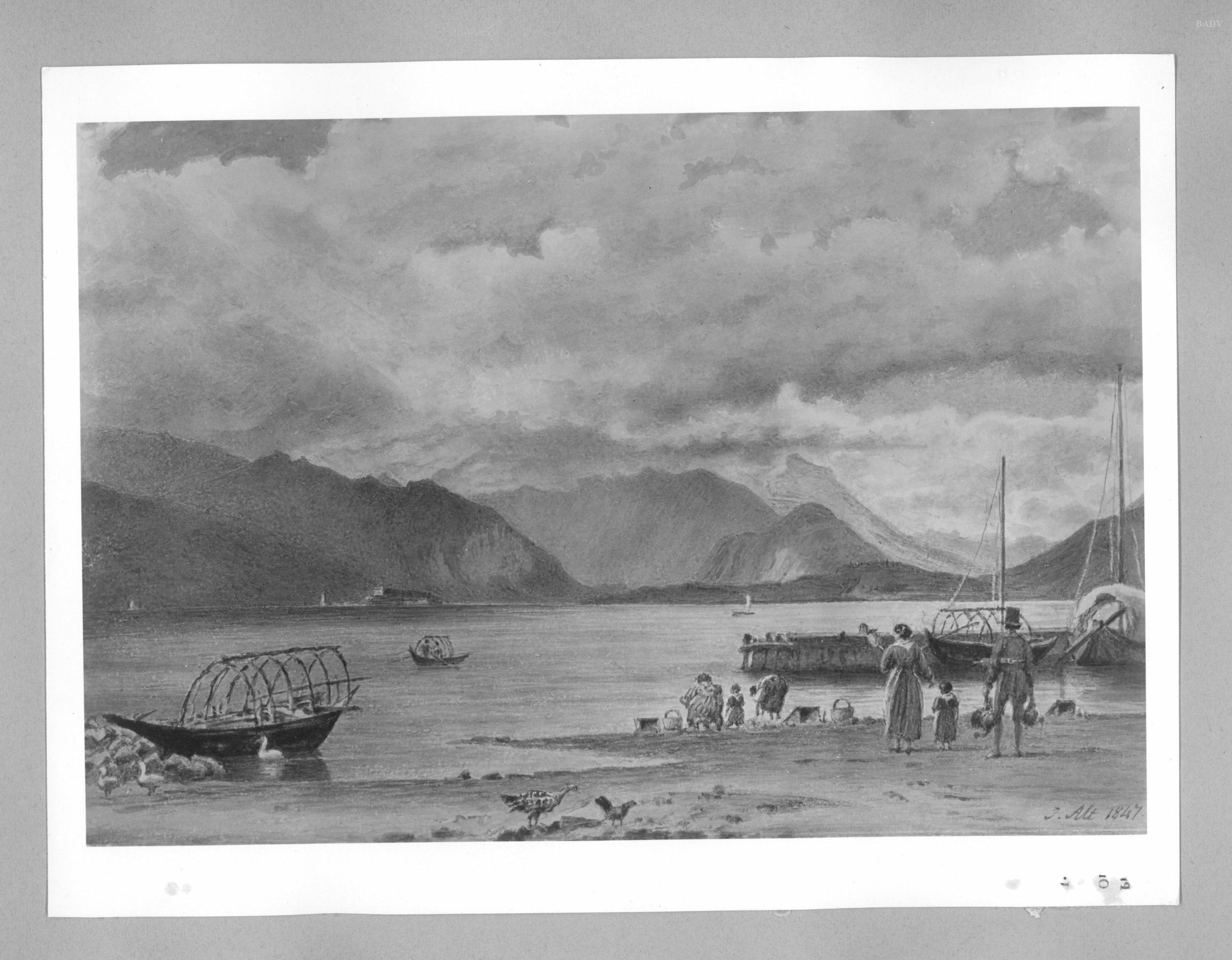 Jakob Alt, Am Lago Maggiore
