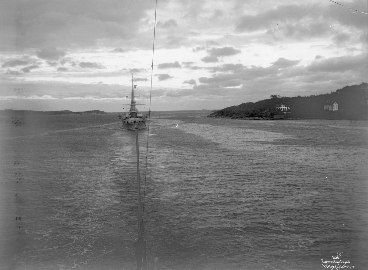 Anders Beer Wilse, Eskadren i Tromøysund
