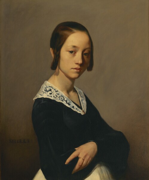 Jean-François Millet, Portrait of Louise-Antoinette Feuardent