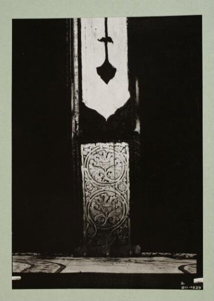 K.A.C. Creswell, Decoration detail from the beams of al-Aqsa Mosque, Jerusalem