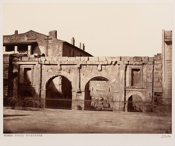 Edouard Baldus, Nîmes, Porte d'Auguste