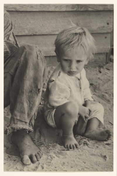 Walker Evans, Farmer's Child, Alabama / Othel Lee (Squeakie) Burroughs, Hale County, Alabama