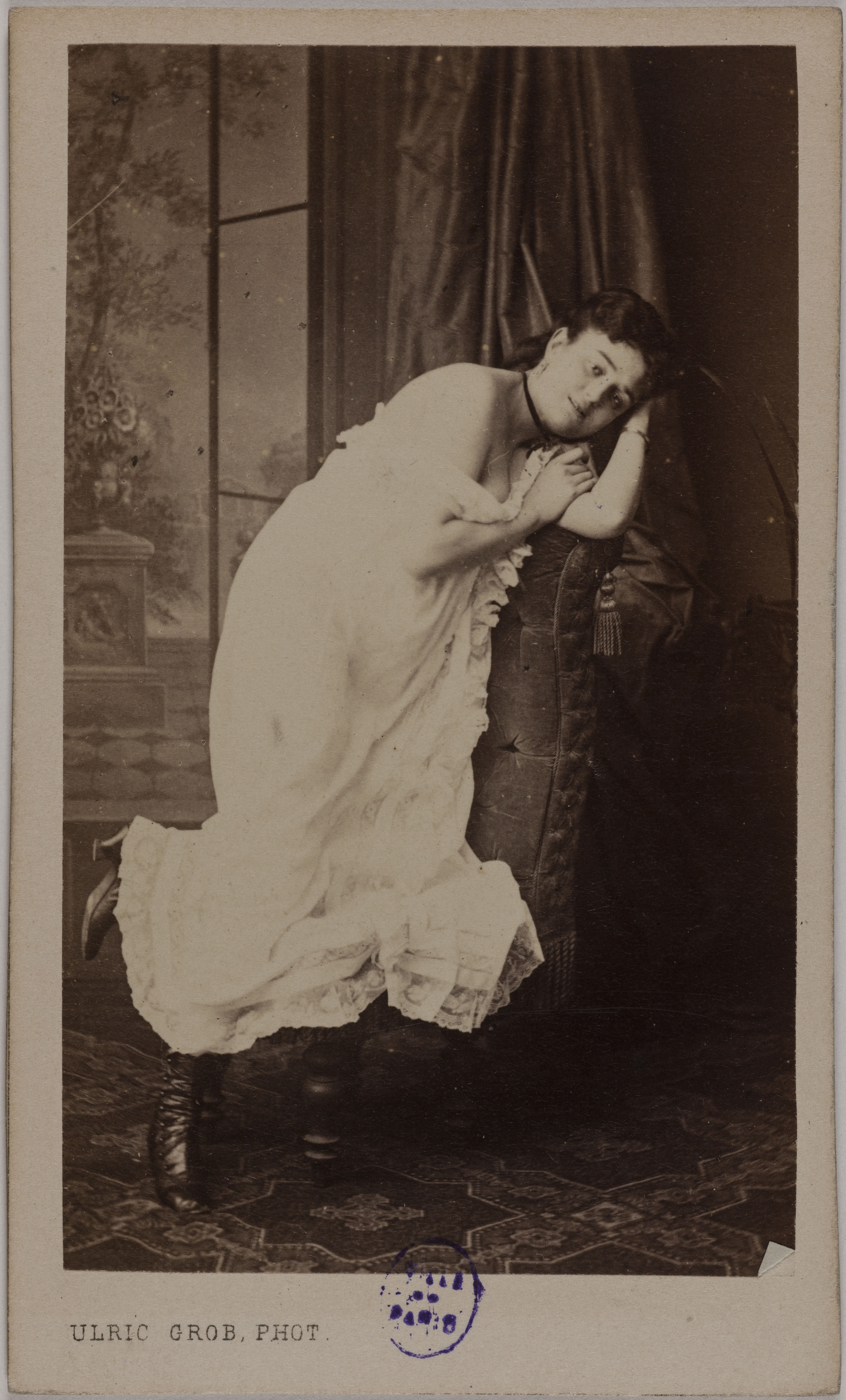 Ulric Grob, Portrait de Marie Artus (actrice aux Folies-Bergère, à l'Athénée et Théâtre des Variétés)