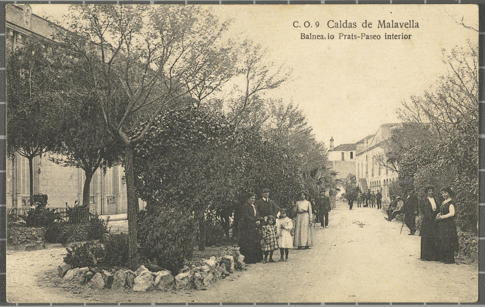Desconegut, C.O. 9 Caldas de Malavella Balneario Prats - Paseo Interior