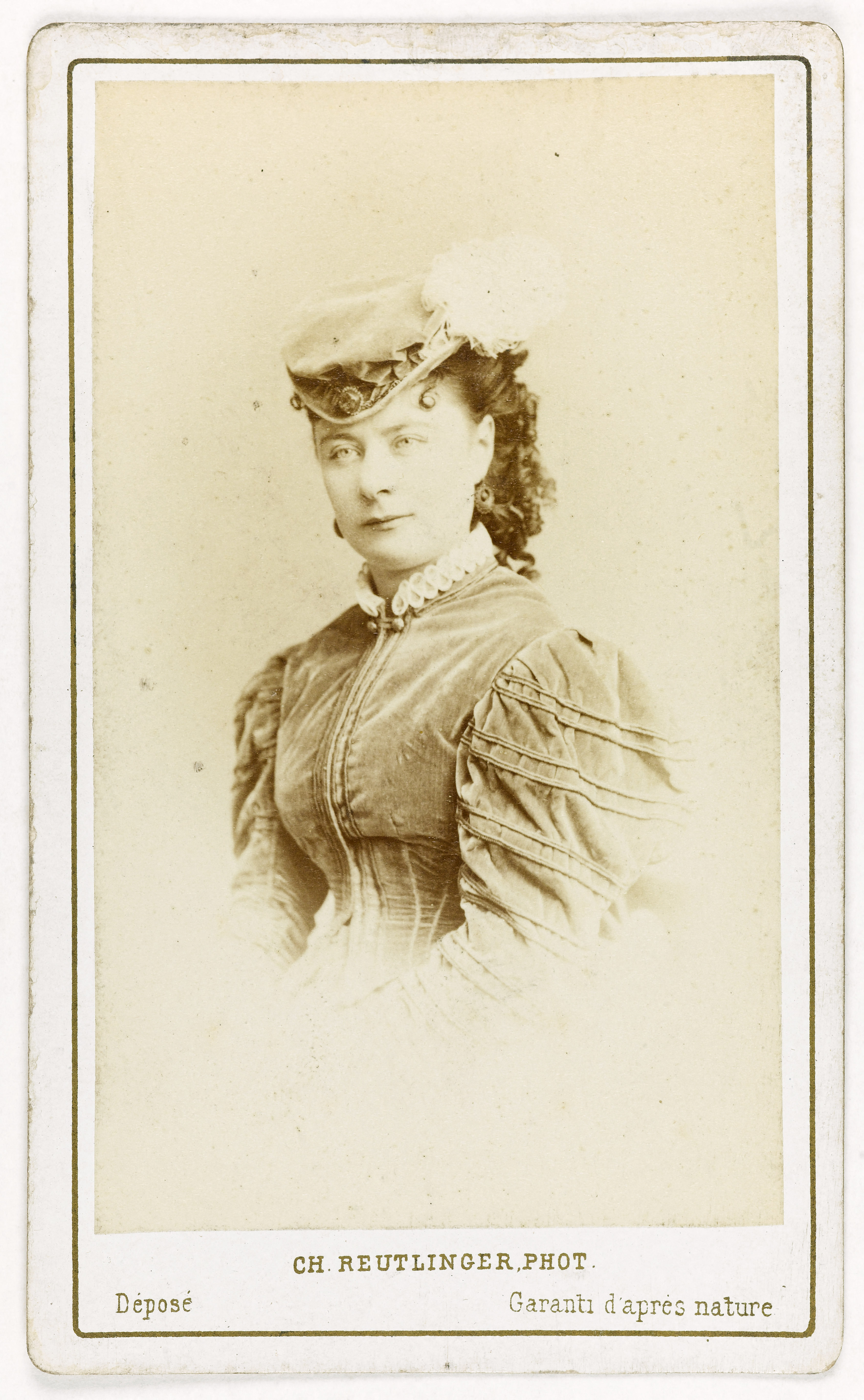 Charles Reutlinger, Portrait de Thérésa, (Emma Thérèse dite Valadon, épouse de Mr Guilloreau, 1837-1913), chanteuse comique.