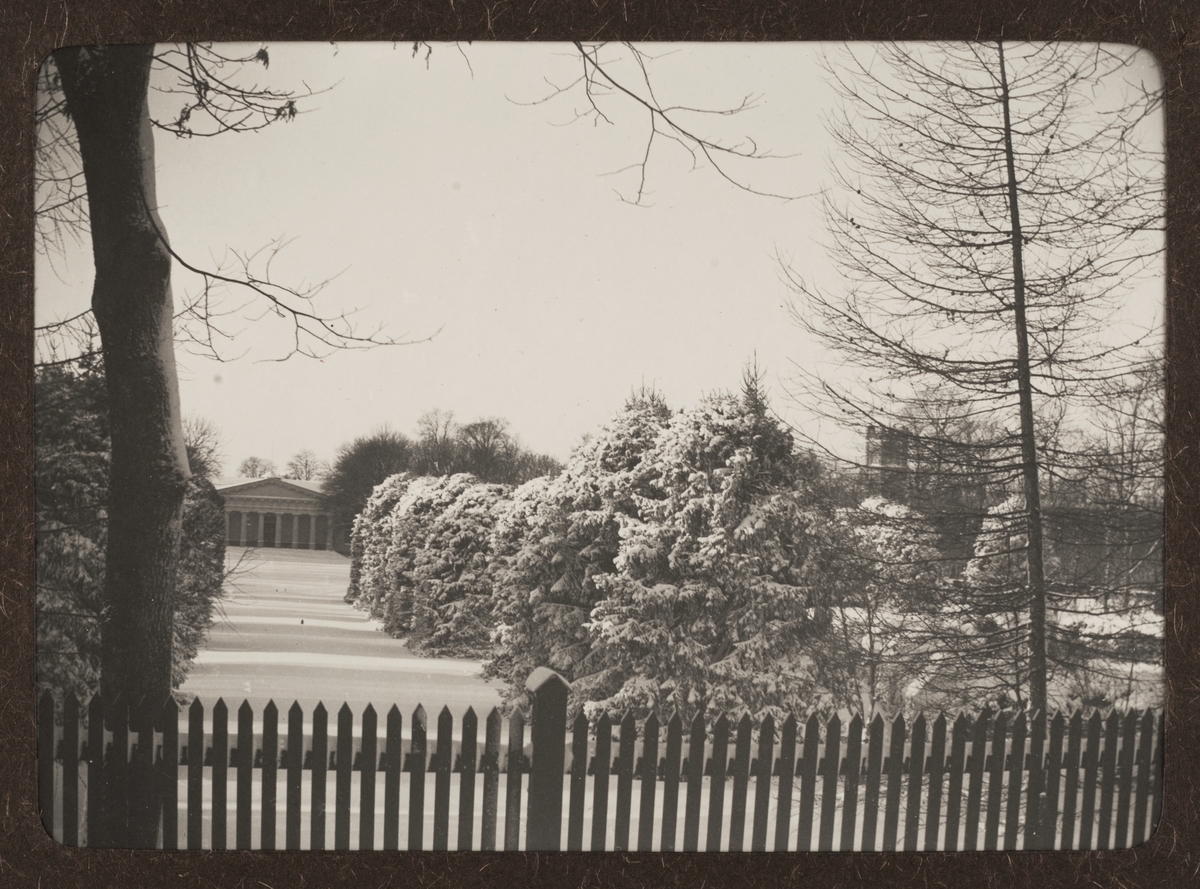 August Fredrik Schagerström, "Upsala, botaniska trädgården", Uppsala 1912