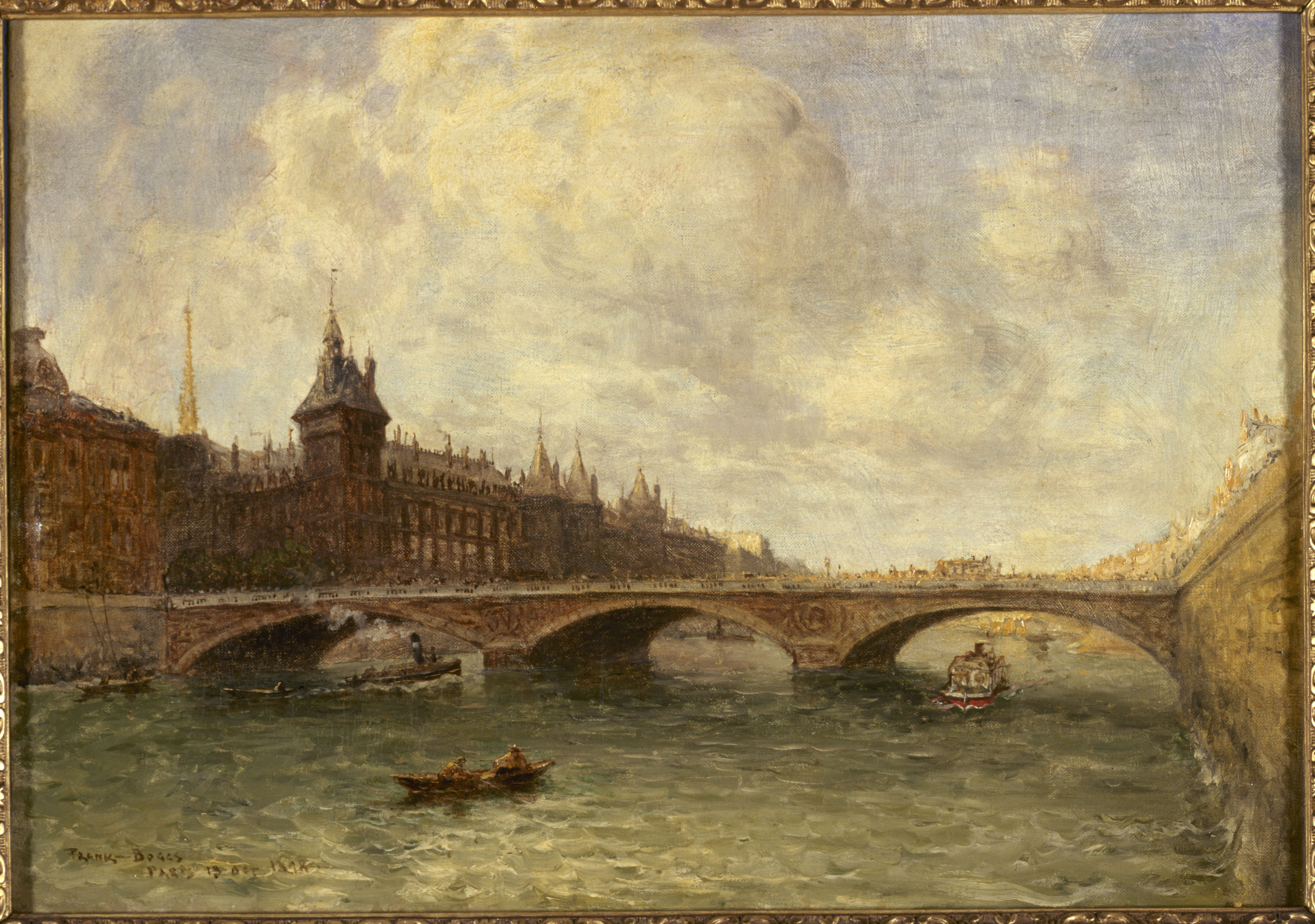Frank-Myers Boggs, Le pont au change et le quai de l'horloge