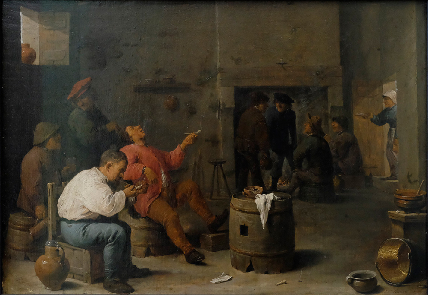 David Teniers the Younger, Farmhouse parlour