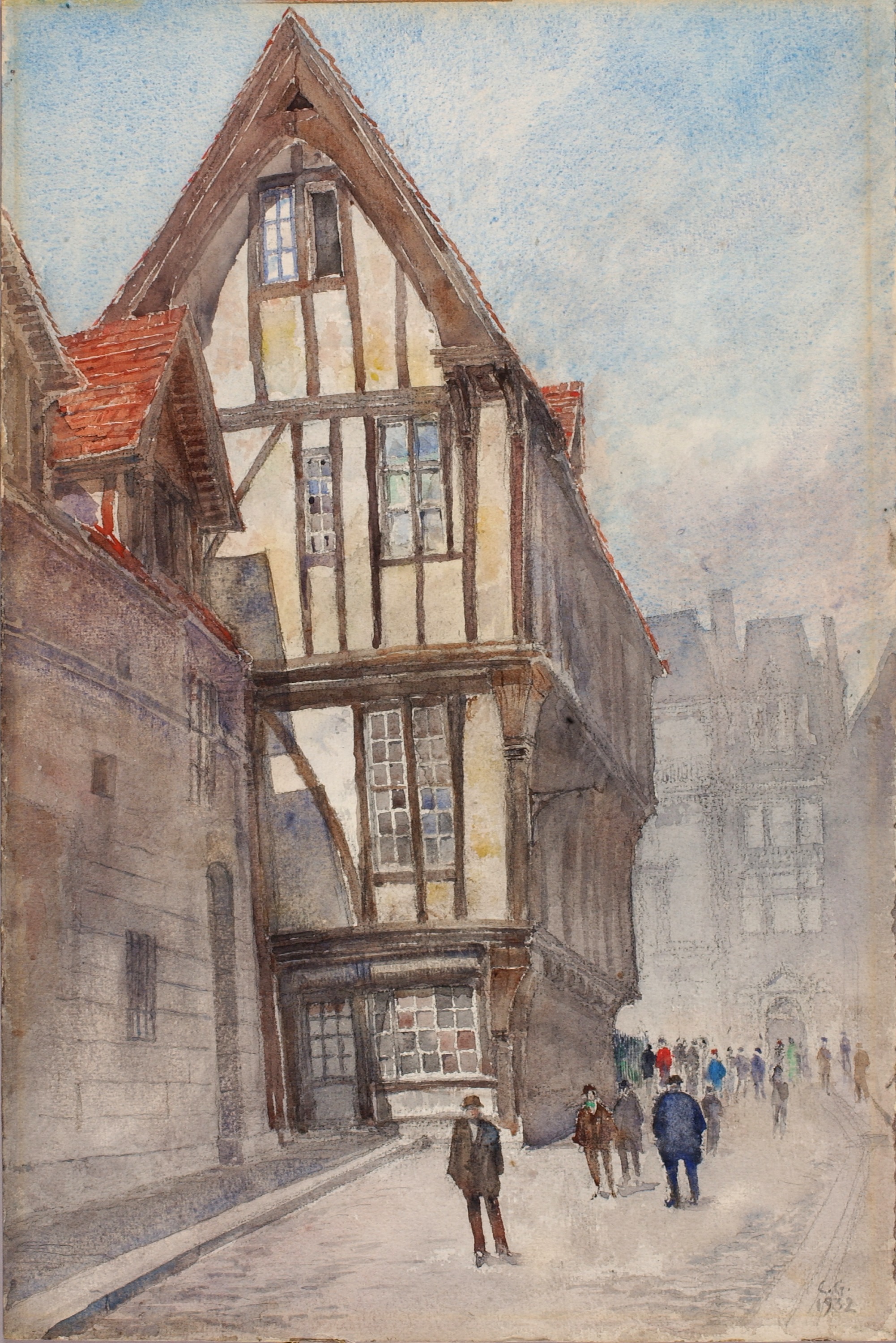 Cass Gilbert, Old House in Rouen