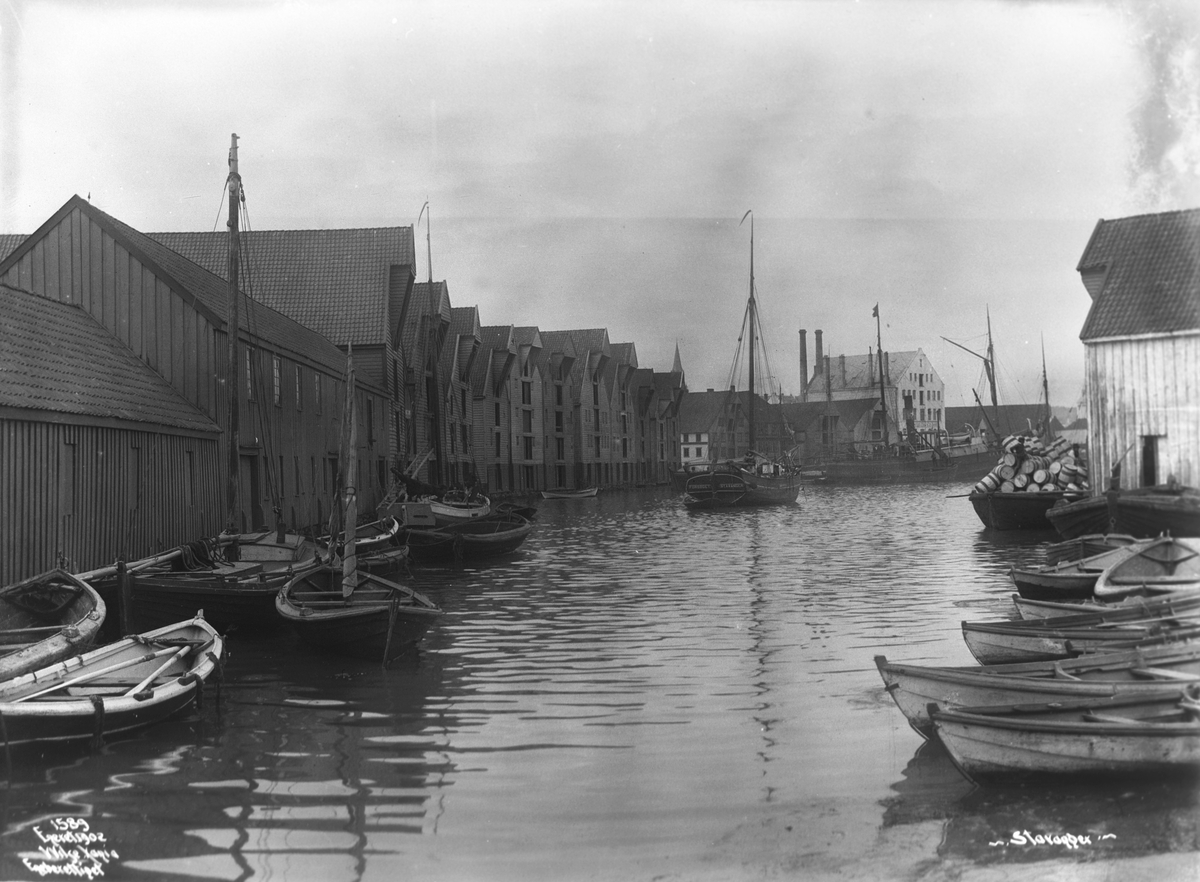 Anders Beer Wilse, Prot: Stavanger - Bryggeparti Værftsgaarden 22. Juli 1902