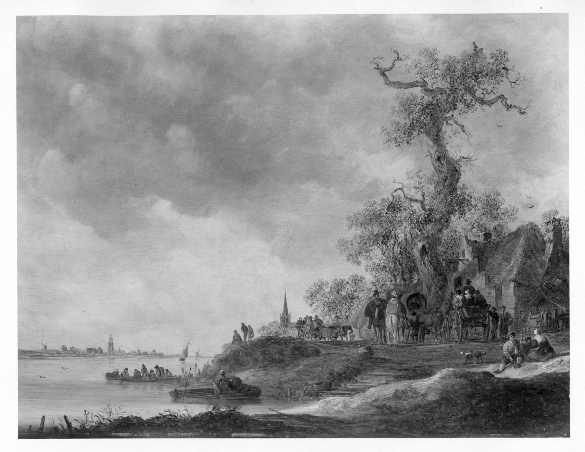 Jan van Goyen, Landscape with the town of Rhenen