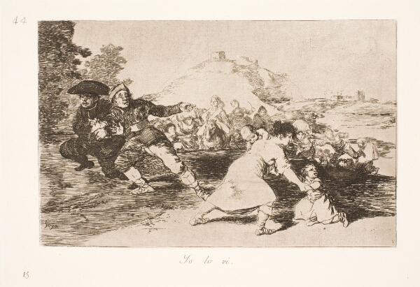 Francisco de Goya, Jeg så det