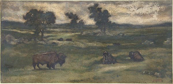 Antoine-Louis Barye, Group of Bison