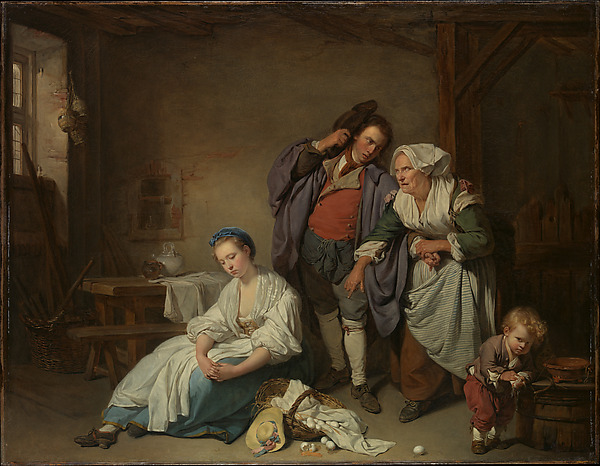 Jean-Baptiste Greuze, Broken Eggs