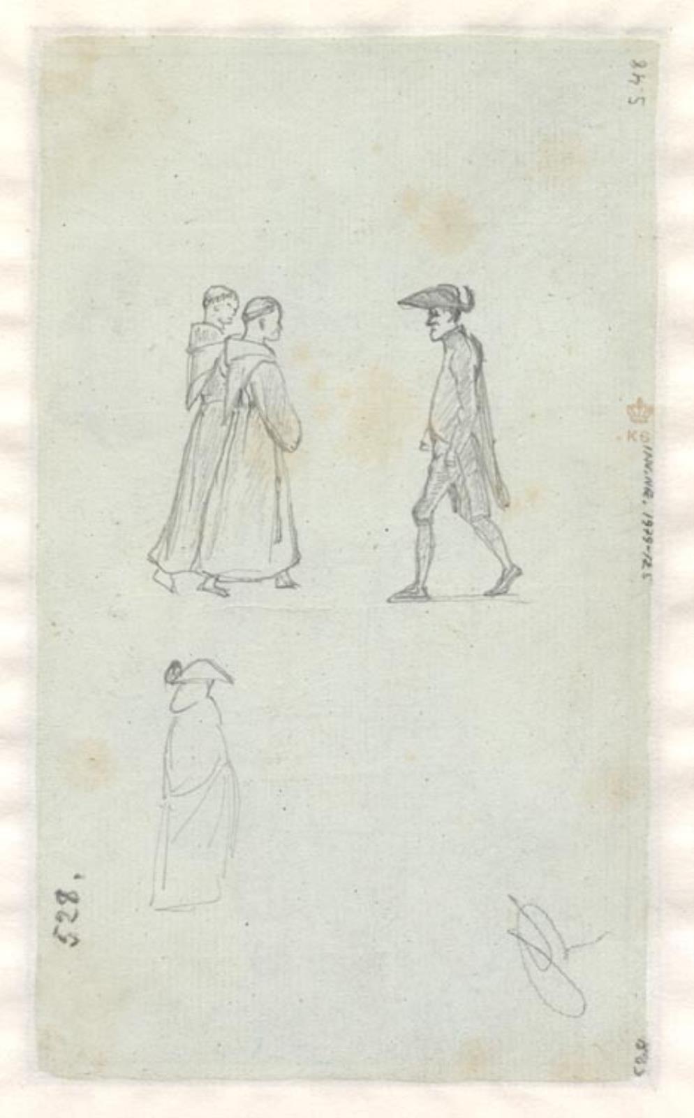 C.W. Eckersberg, Figurskitser.
