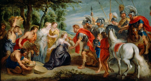 Peter Paul Rubens, David Meeting Abigail
