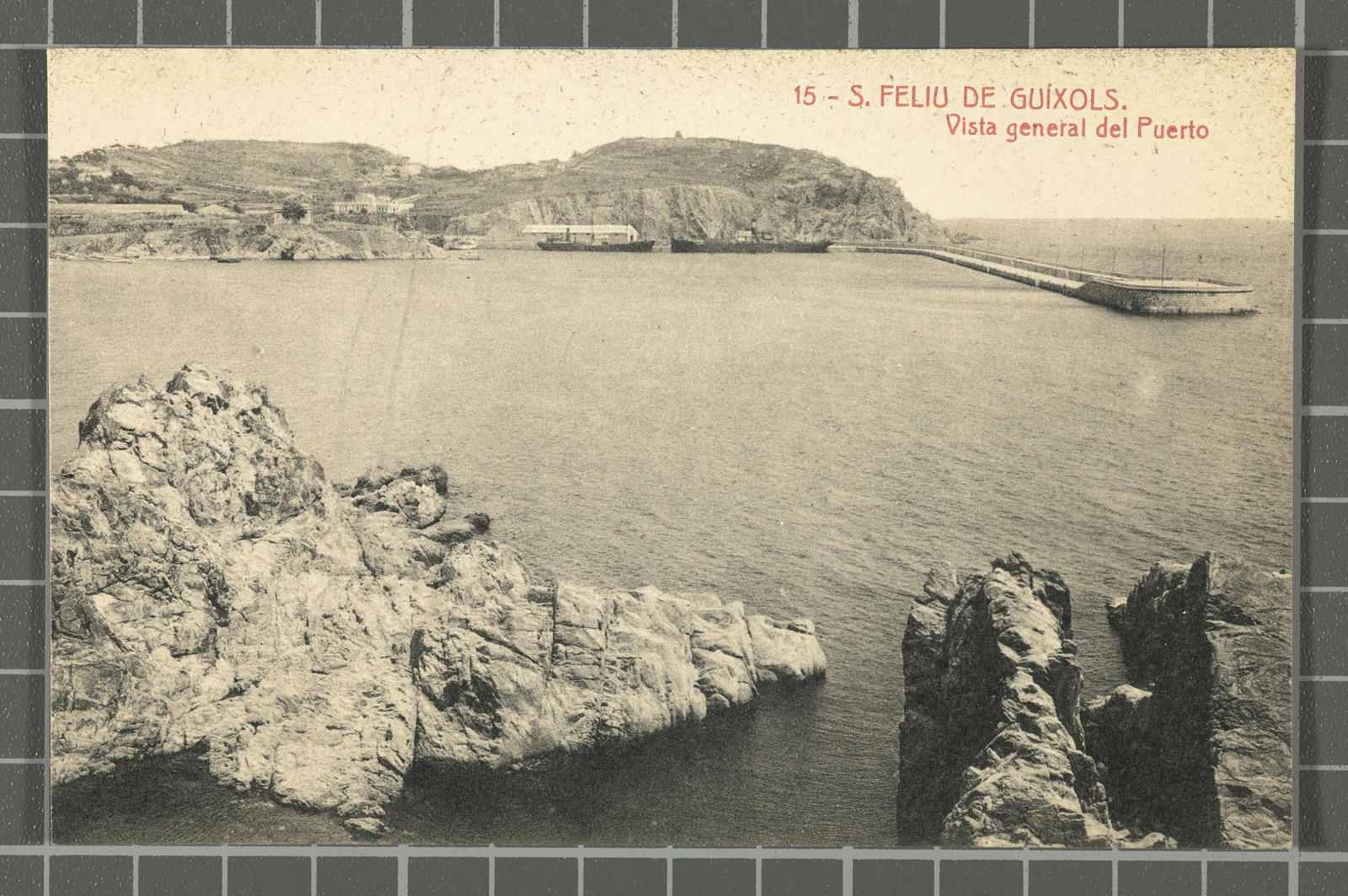 Desconegut, 15 - S. Feliu de Guíxols. Vista general del Puerto